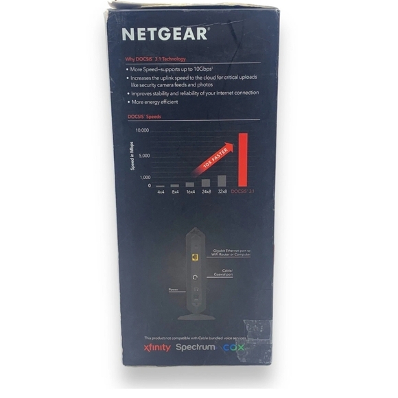 NETGEAR CM1000 DOCSIS 3.1 Ultra High Speed Cable Modem 1  GBPS NEW Spectrum Cox - Picture 4 of 16